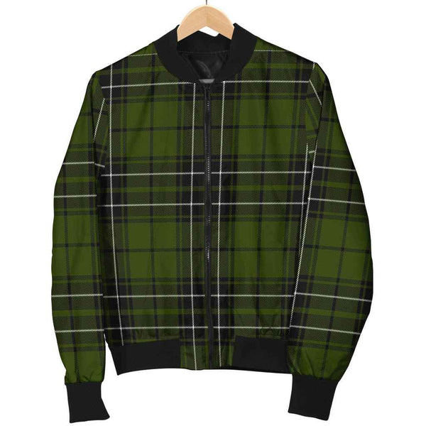 Scottish MacLean Hunting Clan Tartan Bomber Jacket Tartan Plaid 1
