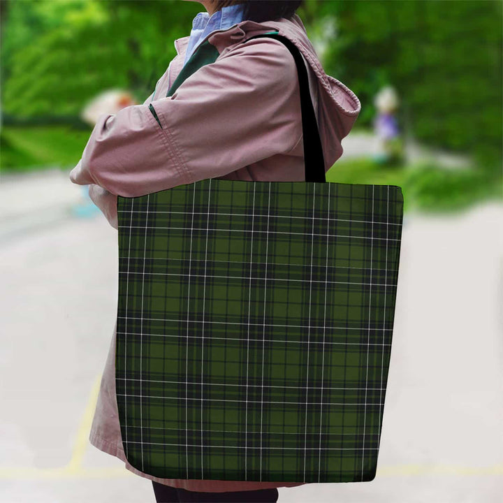 Scottish MacLean Hunting Clan Tartan Canvas Bag With Shoulder Strap Tartan Plaid 2