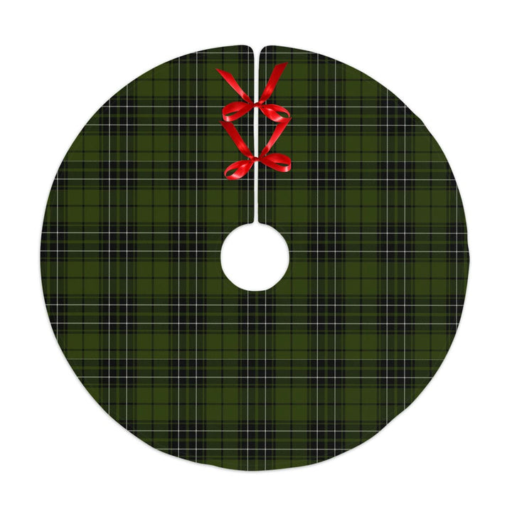 Scottish MacLean Hunting Clan Tartan Christmas Tree Skirt No Tassels 1 Tartan Plaid