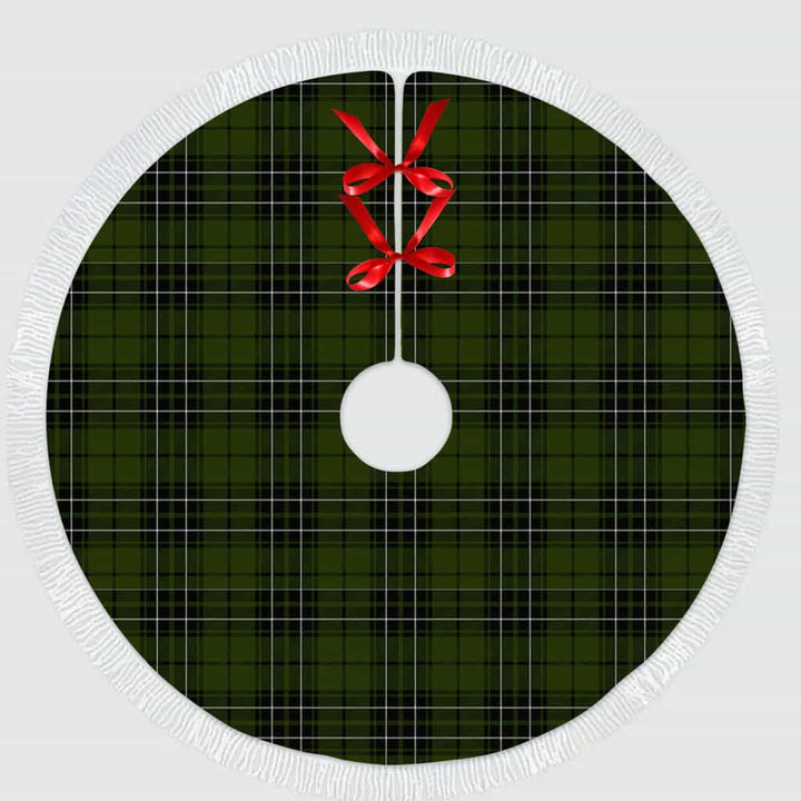 Scottish MacLean Hunting Clan Tartan Christmas Tree Skirt Tassels 1 Tartan Plaid