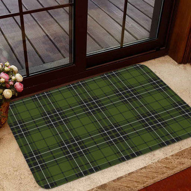 Scottish MacLean Hunting Clan Tartan Door Mat Tartan Plaid 1