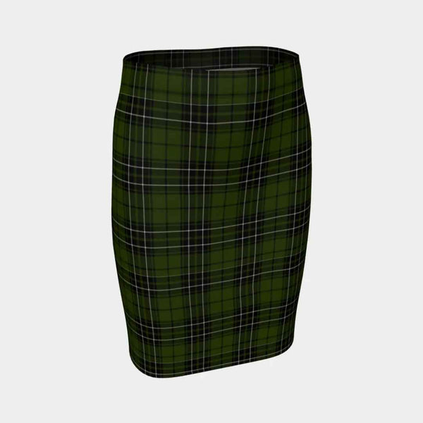 Scottish MacLean Hunting Clan Tartan Fitted Skirt Tartan Plaid 1