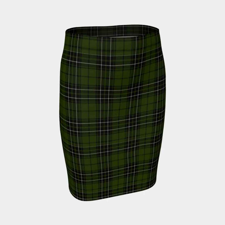 Scottish MacLean Hunting Clan Tartan Fitted Skirt Tartan Plaid 1