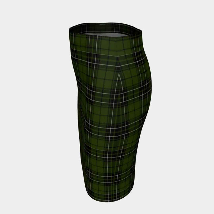 Scottish MacLean Hunting Clan Tartan Fitted Skirt Tartan Plaid 2