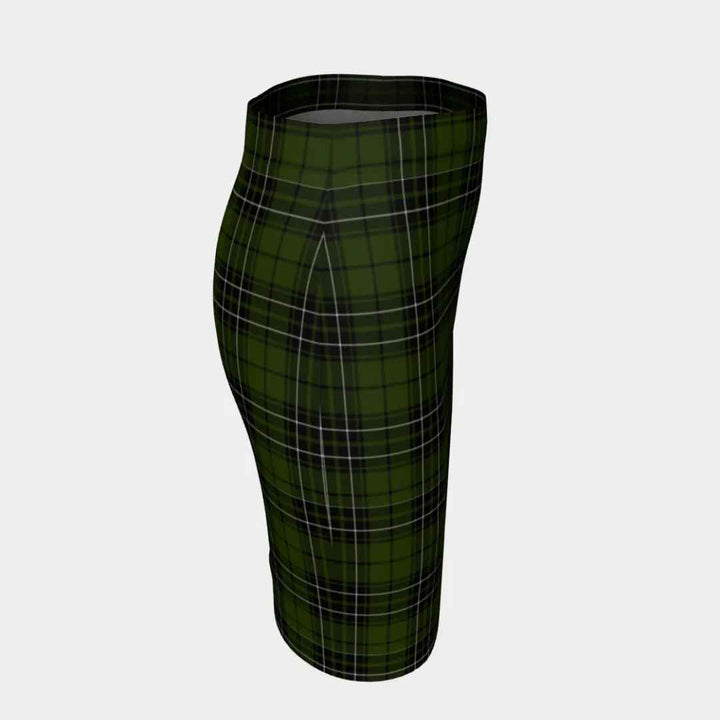 Scottish MacLean Hunting Clan Tartan Fitted Skirt Tartan Plaid 3