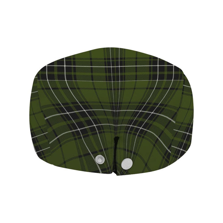 Scottish MacLean Hunting Clan Tartan Flat Cap Tartan Plaid 4