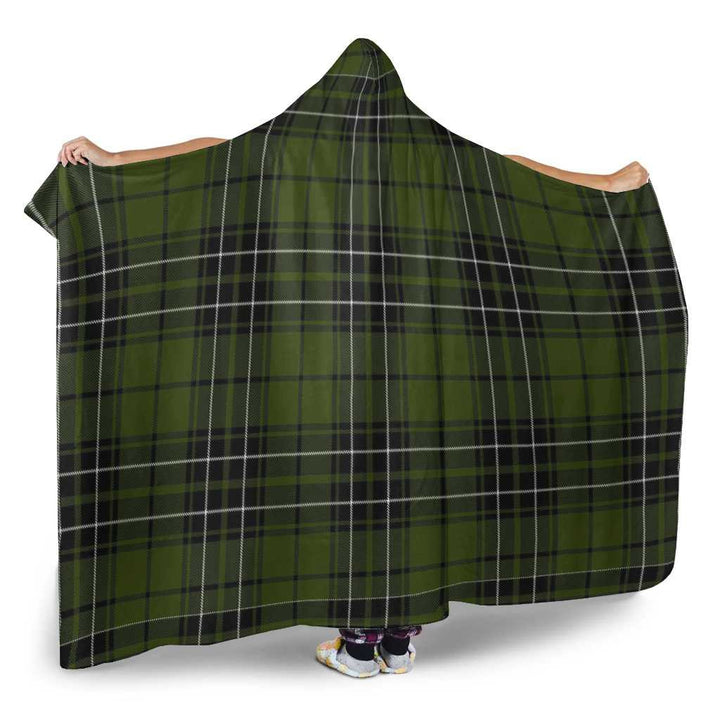 Scottish MacLean Hunting Clan Tartan Hooded Blanket Tartan Plaid 2