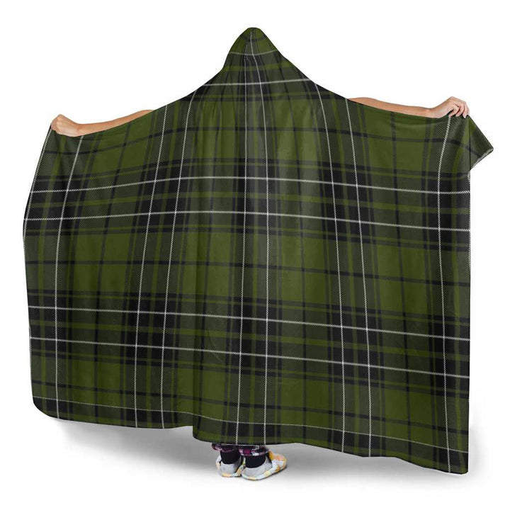 Scottish MacLean Hunting Clan Tartan Hooded Blanket Tartan Plaid 3