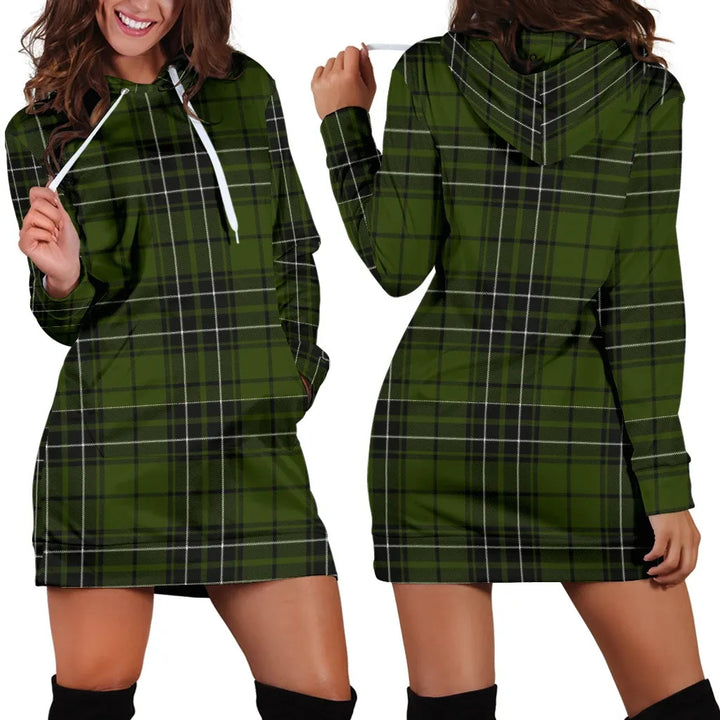 Scottish MacLean Hunting Clan Tartan Hoodie Dress