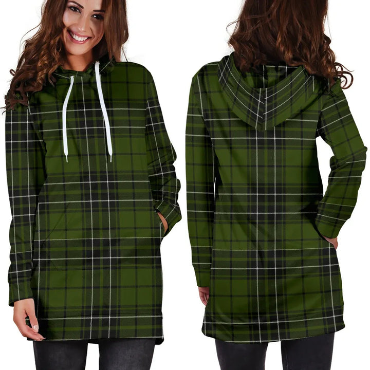 Scottish MacLean Hunting Clan Tartan Hoodie Dress