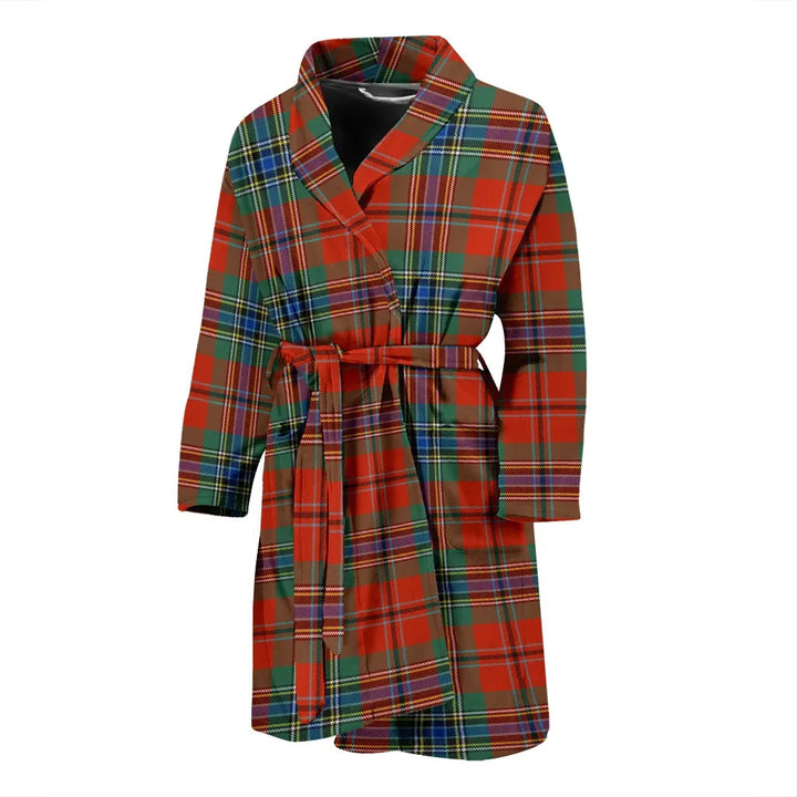 Scottish MacLean Of Duart Ancient Clan Tartan Bathrobe 1