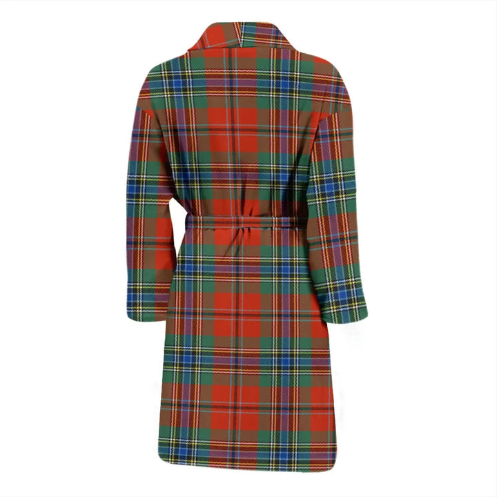 Scottish MacLean Of Duart Ancient Clan Tartan Bathrobe 2