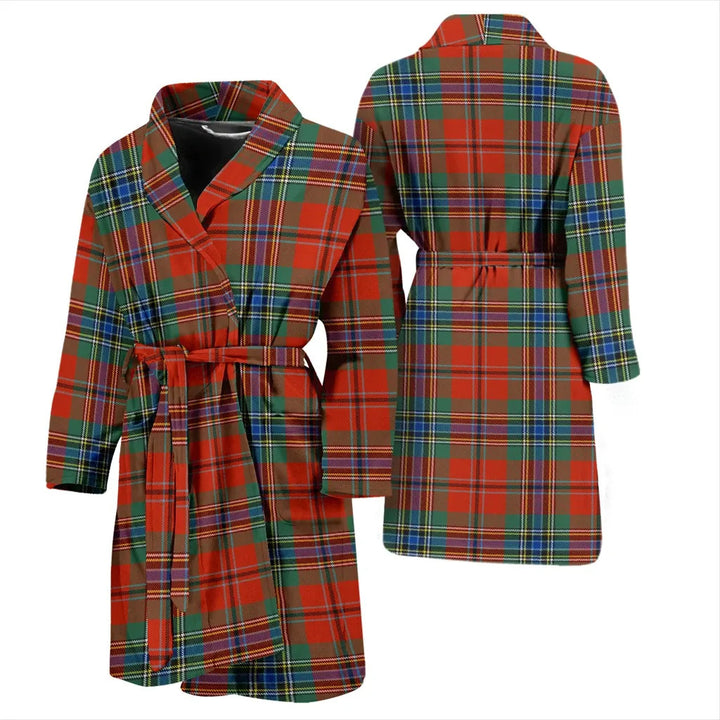Scottish MacLean Of Duart Ancient Clan Tartan Bathrobe 3