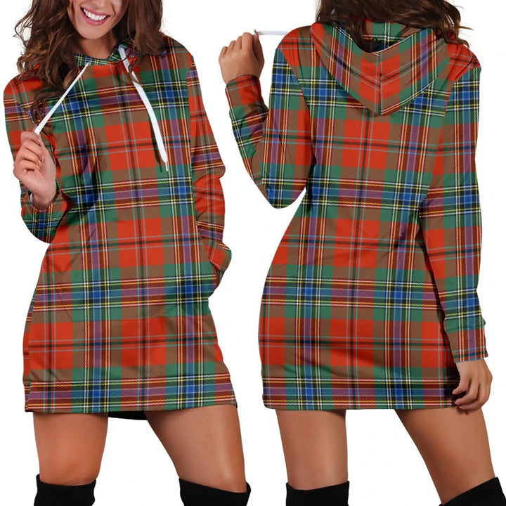 Scottish MacLean of Duart Ancient Clan Tartan Hoodie Dress
