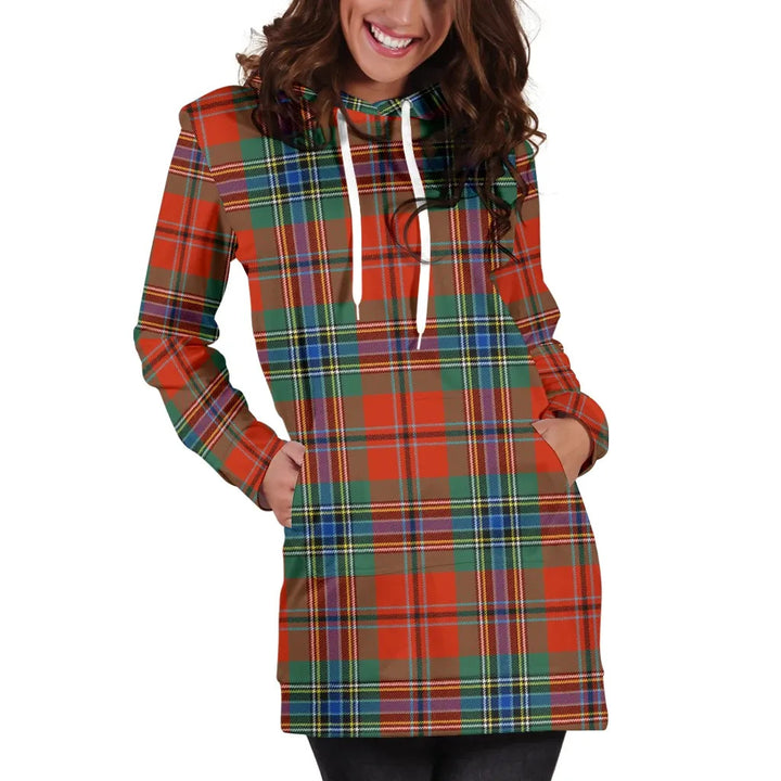 Scottish MacLean of Duart Ancient Clan Tartan Hoodie Dress