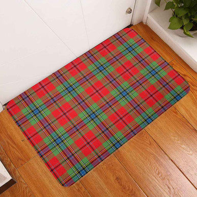 Scottish MacLean of Duart Modern Clan Tartan Door Mat Tartan Plaid 3