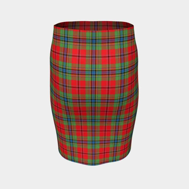 Scottish MacLean of Duart Modern Clan Tartan Fitted Skirt Tartan Plaid 4