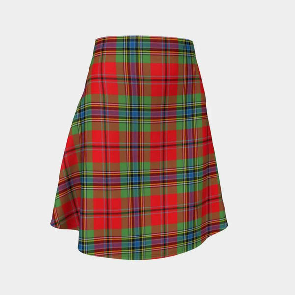 Scottish MacLean of Duart Modern Clan Tartan Flare Skirt Tartan Plaid 1