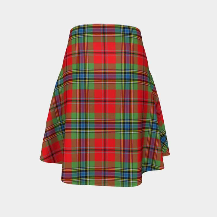 Scottish MacLean of Duart Modern Clan Tartan Flare Skirt Tartan Plaid 4