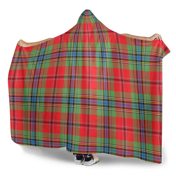 Scottish MacLean of Duart Modern Clan Tartan Hooded Blanket Tartan Plaid 3