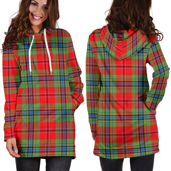Scottish MacLean of Duart Modern Clan Tartan Hoodie Dress