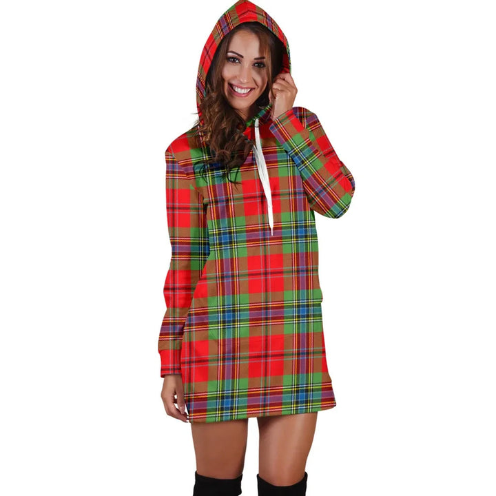 Scottish MacLean of Duart Modern Clan Tartan Hoodie Dress