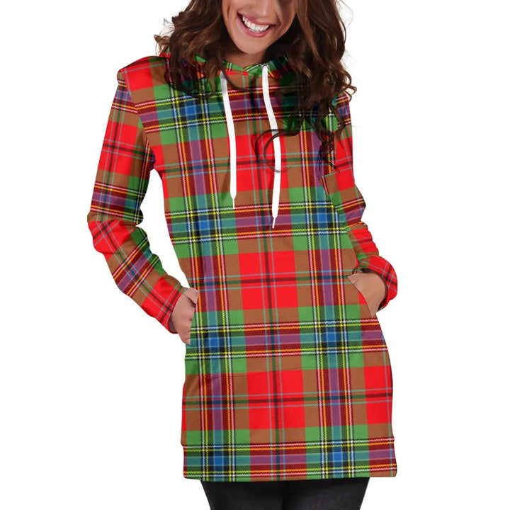 Scottish MacLean of Duart Modern Clan Tartan Hoodie Dress