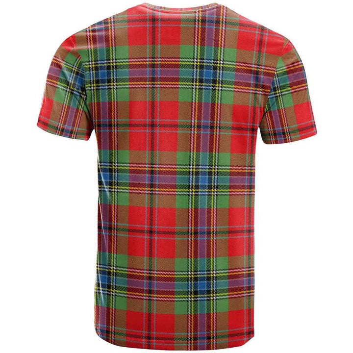 Scottish MacLean of Duart Modern Clan Tartan T-Shirt Back Side Tartan Plaid