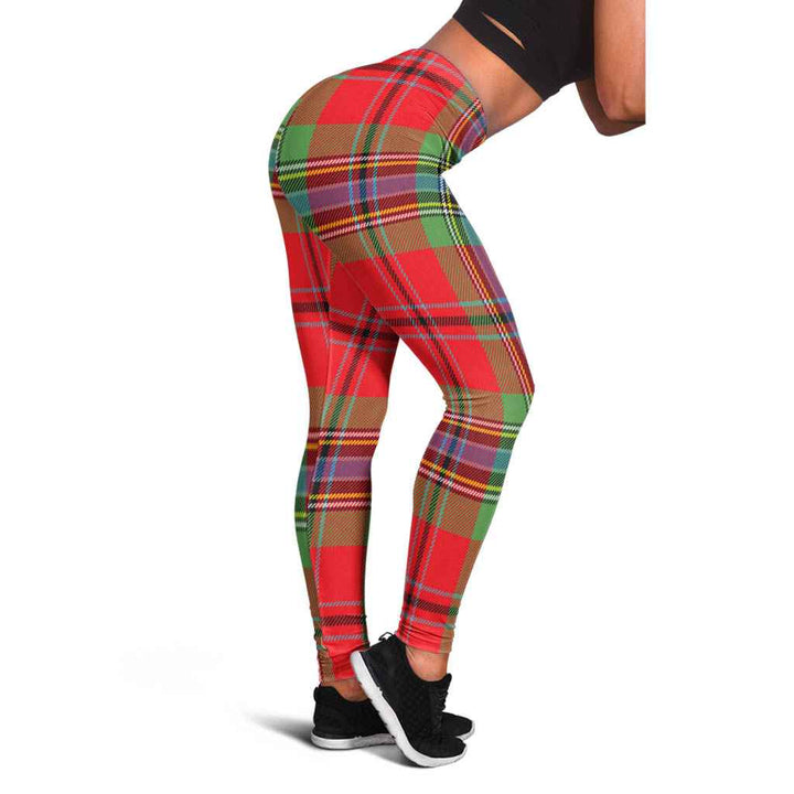 Scottish MacLean of Duart Modern Clan Tartan Women Leggings Tartan Plaid 1