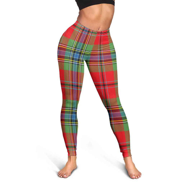 Scottish MacLean of Duart Modern Clan Tartan Women Leggings Tartan Plaid 3