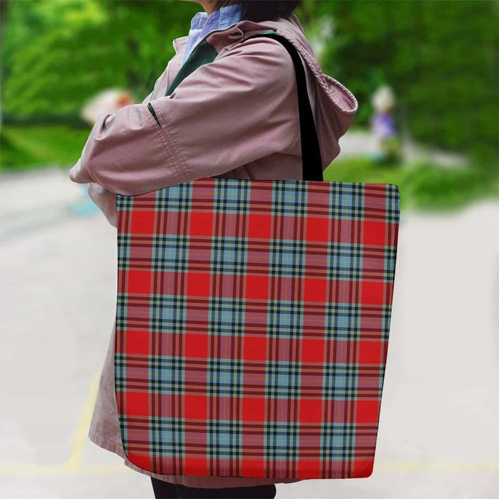 Scottish MacLeay Clan Tartan Canvas Bag With Shoulder Strap Tartan Plaid 2