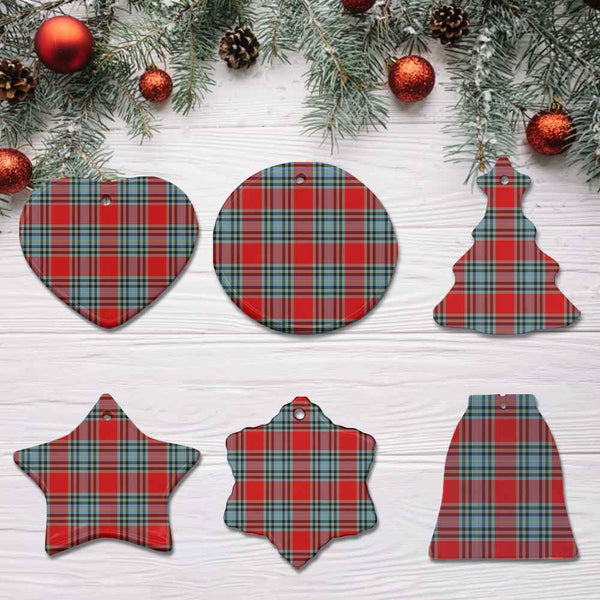 Scottish MacLeay Clan Tartan Ceramic Ornament All Tartan Plaid