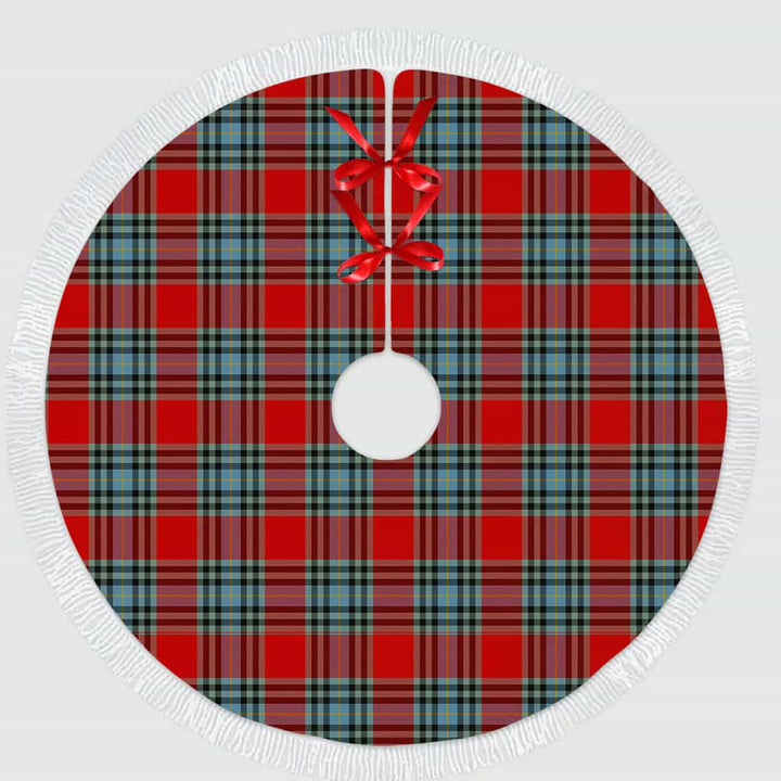 Scottish MacLeay Clan Tartan Christmas Tree Skirt Tassels 1 Tartan Plaid