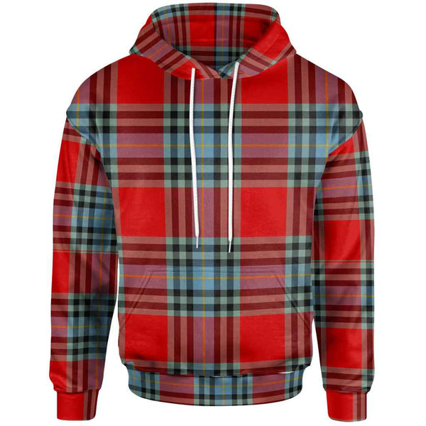 Scottish MacLeay Clan Tartan Hoodie Front Side Tartan Plaid