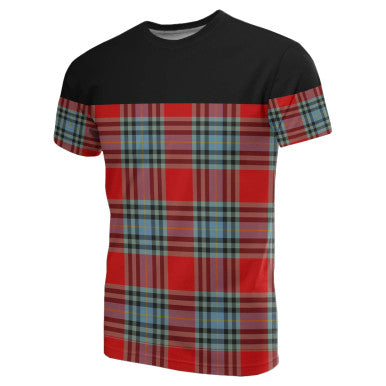 Scottish MacLeay Clan Tartan T-Shirt Horizontal Style Front Side Tartan Plaid