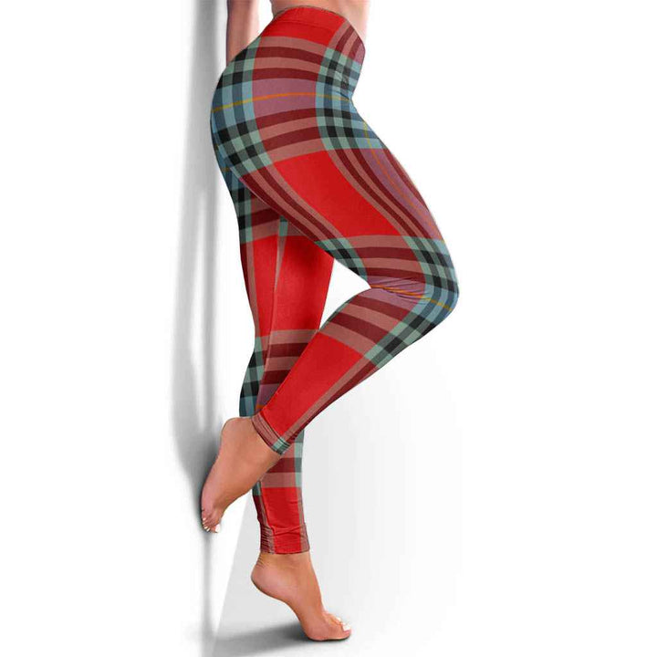 Scottish MacLeay Clan Tartan Women Leggings Tartan Plaid 4
