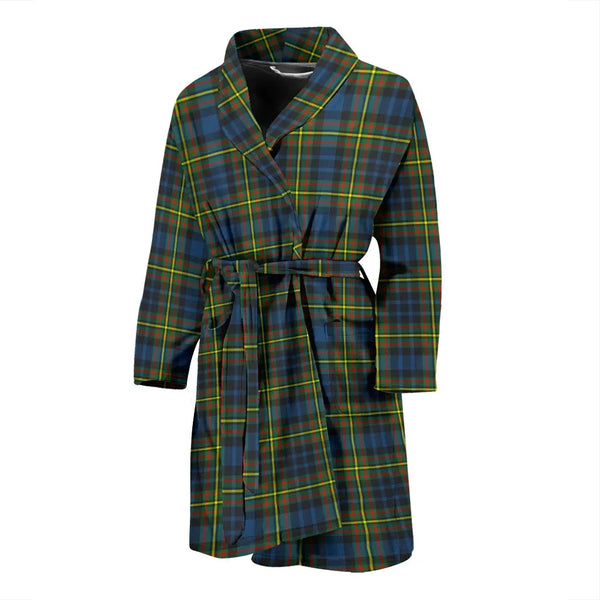 Scottish MacLellan Ancient Clan Tartan Bathrobe 2