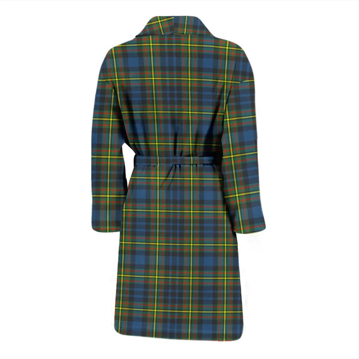 Scottish MacLellan Ancient Clan Tartan Bathrobe 2