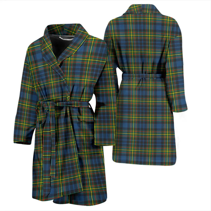 Scottish MacLellan Ancient Clan Tartan Bathrobe 3