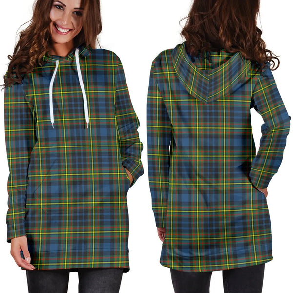 Scottish MacLellan Ancient Clan Tartan Hoodie Dress