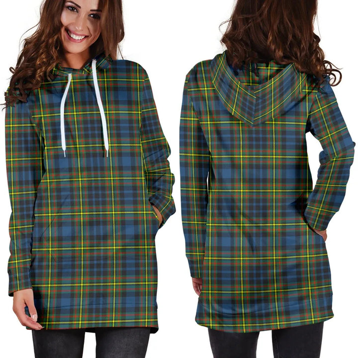 Scottish MacLellan Ancient Clan Tartan Hoodie Dress