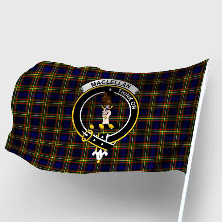 Scottish MacLellan Clan Crest Tartan Flag Parade Tartan Plaid 2