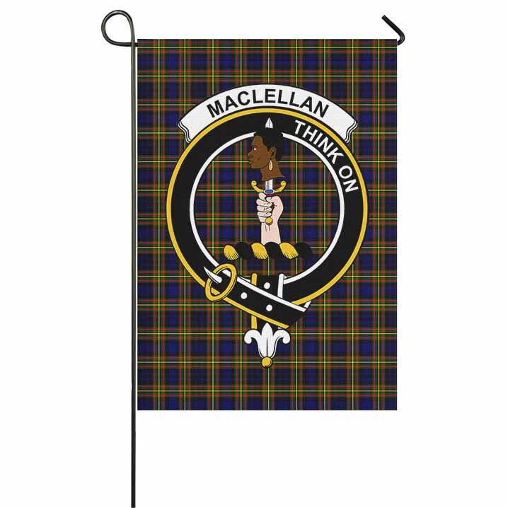 Scottish MacLellan Clan Crest Tartan Garden Flag Tartan Plaid 1