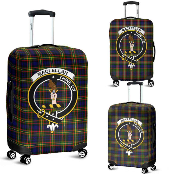 Scottish MacLellan Clan Crest Tartan Luggage Cover Tartan Plaid 1
