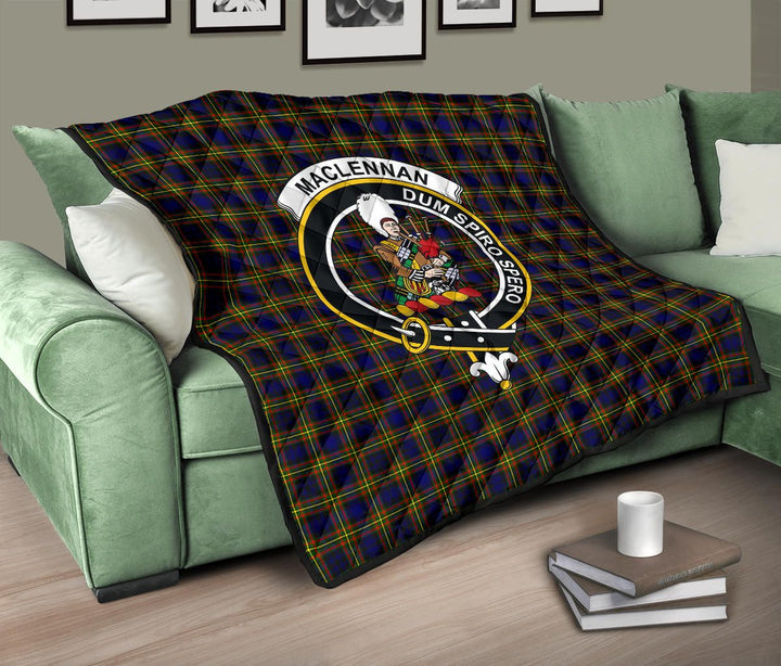 Scottish MacLellan Modern Clan Crest Tartan Quilt Tartan Plaid 10