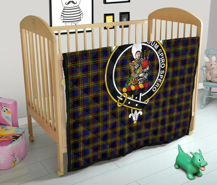 Scottish MacLellan Modern Clan Crest Tartan Quilt Tartan Plaid 13