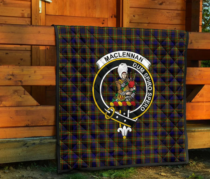 Scottish MacLellan Modern Clan Crest Tartan Quilt Tartan Plaid 7