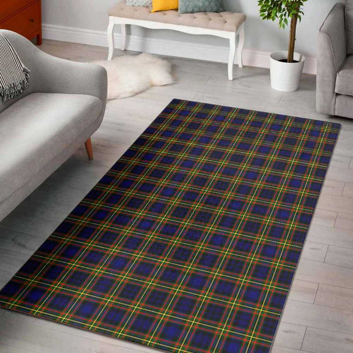 Scottish MacLellan Modern Clan Tartan Area Rug Tartan Plaid 1