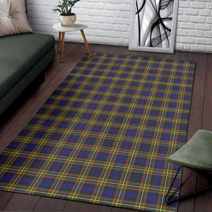Scottish MacLellan Modern Clan Tartan Area Rug Tartan Plaid 3