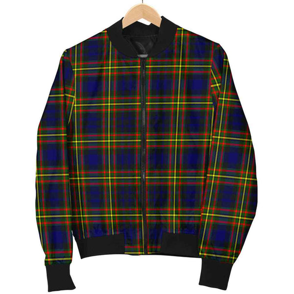 Scottish MacLellan Modern Clan Tartan Bomber Jacket Tartan Plaid 1